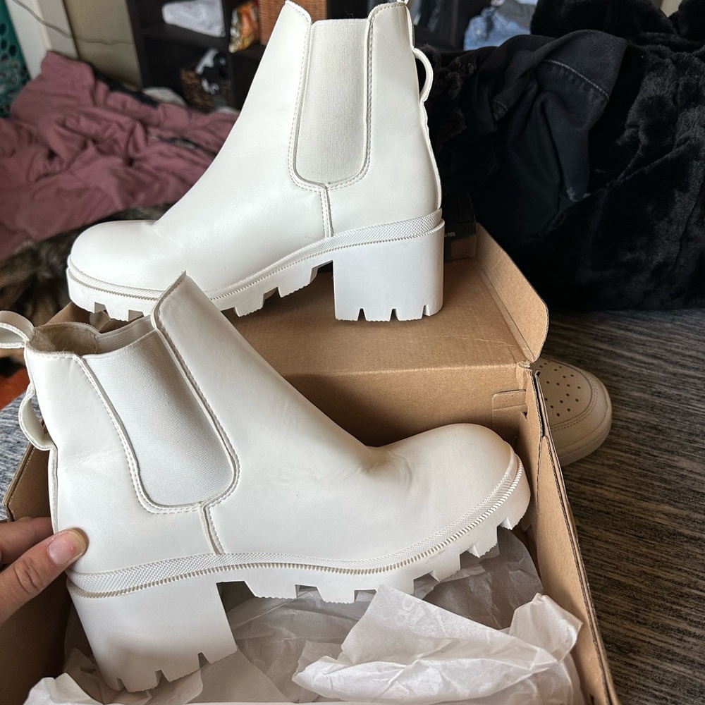 White Booties - Picture 2 of 2